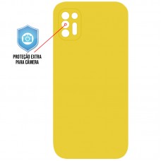 Capa para Motorola Moto G9 Plus - Silicone Case Amarela